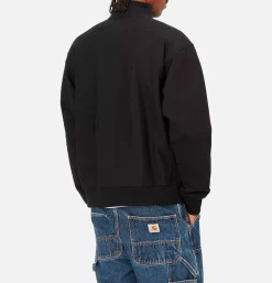 American Scrip Half Zip Black