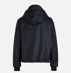 Blazer Coat Waxed Navy