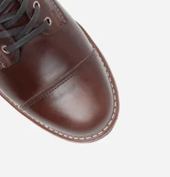 Boots Cap Toe Brown