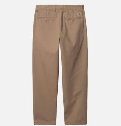 Calder Pant Twill Leather