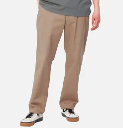 Calder Pant Twill Leather