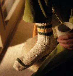 Chaussette Athletic Beige