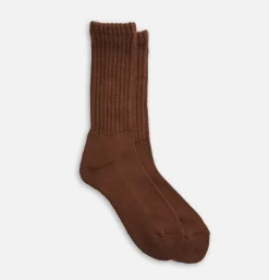 Chaussettes Loose Pile Chocolat