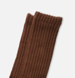 Chaussettes Loose Pile Chocolat