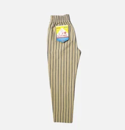 Chef Pant Stripe Beige Blue