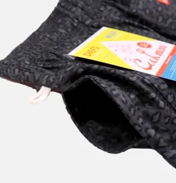 Chef Short Black Leopard