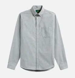 Chemise Brushed Oxford Green