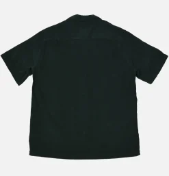 Chemise Cord Camp Collar Green