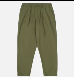 Double Pleat Pant Light Olive