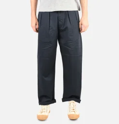 Double Pleat Pant Navy