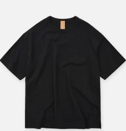 Double Rib Oversized Tee Black