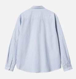 Dowlen Stripe Shirt Bleach White