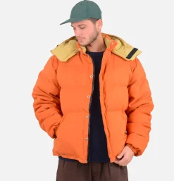 Down Sweater Jacket Rust