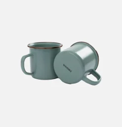 Enamel Cup Set X 2 Mint