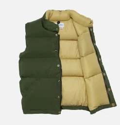 Italian Down Vest Olive