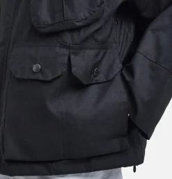 Modified Dryfly Wax Jacket Noir