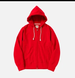 Parka Sweatshirt Rouge