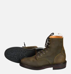 Plain Toe Db Hunter Waxed Olive