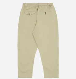 Pleated Track Pant Stone