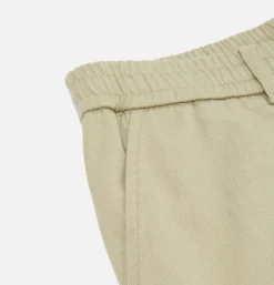 Pleated Track Pant Stone