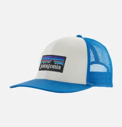 P6logo Trucker Hat Vessel Blue
