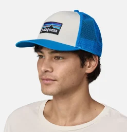 P6logo Trucker Hat Vessel Blue