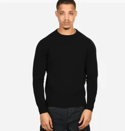 Pull Col Rond Black