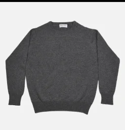 Pull Col Rond Charcoal