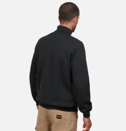 Pull Youri Col Roule Charcoal