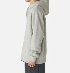 Recycled Cotton Zipup Hoodie Grey