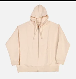Recycled Cotton Zipup Hoodie Oat