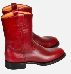 Roper Boots Pull Up Cherry