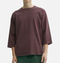 80s Football Tee Bordeaux