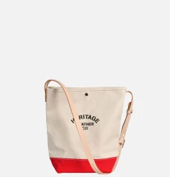 Sac Bandoulière Canvas Bucket Rouge