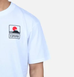 Sunset On Mt Fuji Tee White