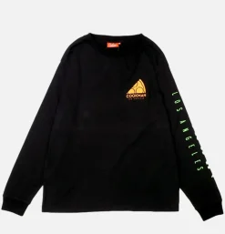 Tee Shirt Long Sleeve Pizza Noir