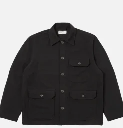 Utility Jacket Wool Noir