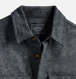 Wool Field Over Shirt Grey