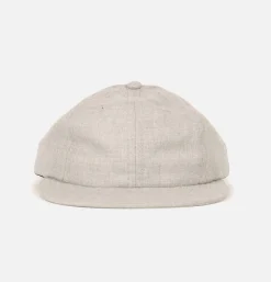 Wool Serge 6 Panel Cap Grey